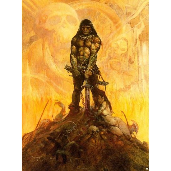 FANTASY ART OF FRANK FRAZETTA - 2018 CALENDAR ***sleva 50%!***