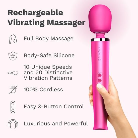 Le Wand Wiederaufladbarer Massager Pink
