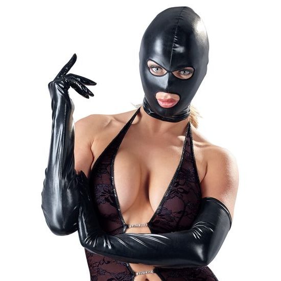 Bad Kitty Mask Kopfmaske schwarz