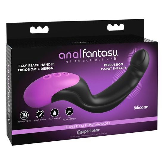 Anal Fantasy Hyper Pulse P-Spot Massager Black