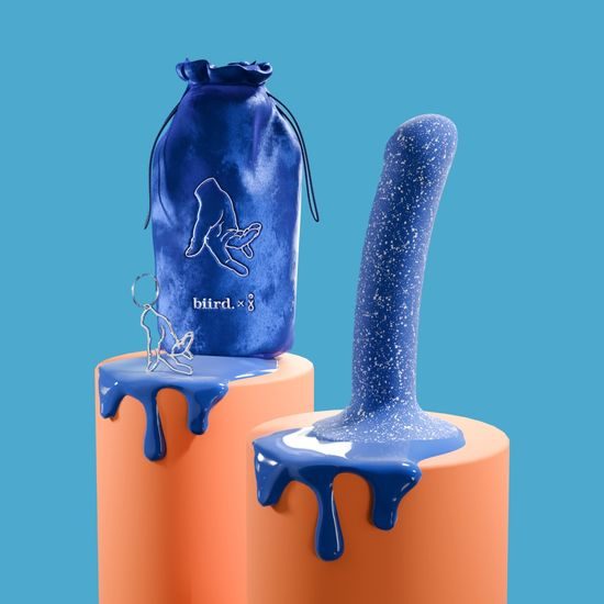 Biird Bae flexibilní dildo s přísavkou 15 x 3 cm