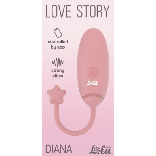 Lola Games App Controlled Vibrating Egg Diana Love Story Pink