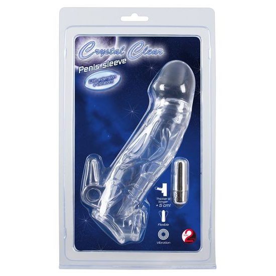 You2Toys Penis sleeve w/ extension and vibration