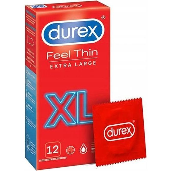 Durex Feel Thin XL 12 ks