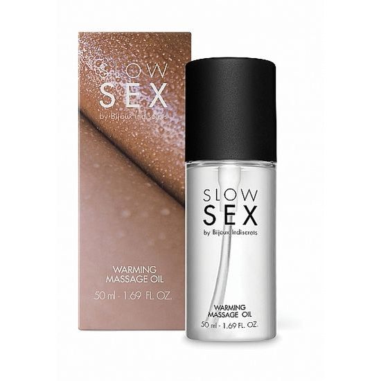 Bijoux Indiscrets Slow Sex Warming Massage Oil 50ml