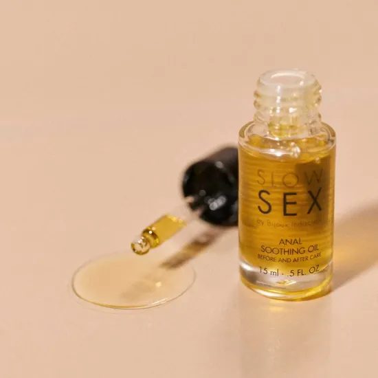 Bijoux Indiscrets Slow Sex Анално успокояващо олио за грижа преди и след 15 мл