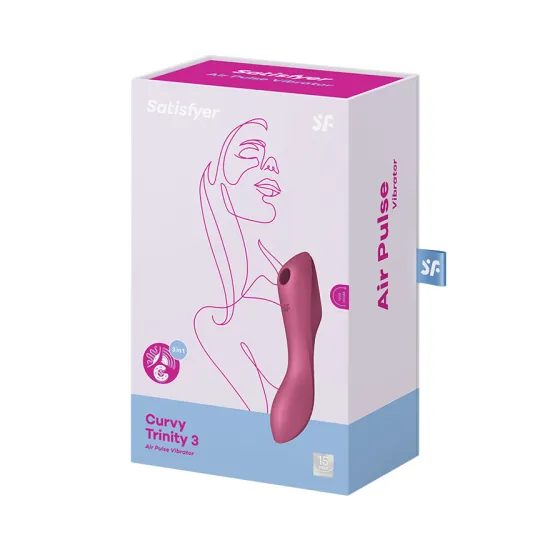 Satisfyer Curvy Trinity 3 červený