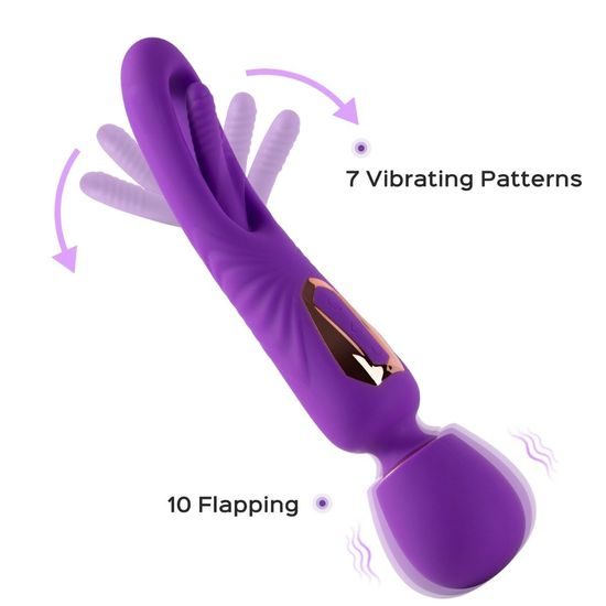 Honey Play Box Riley Vibrating Massage Wand & G-spot Tapping Stimulator