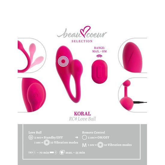 Love Ball Pink beau coeur Koral RC