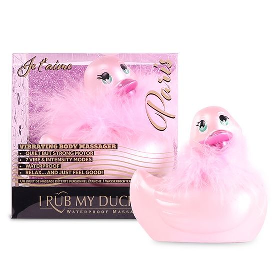 Masážní kachnička I Rub My Duckie pink