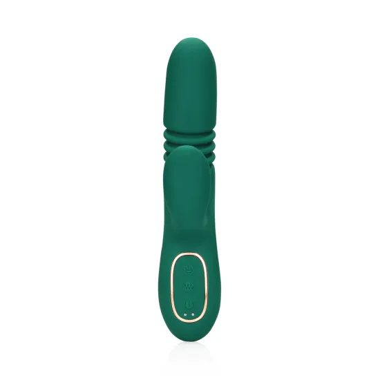 Loveline Thrusting and Warming Rabbit Vibrator - Ancient Sea