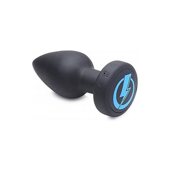 Zeus Electrosex E-Stim Pro Silicone Vibrating Anal Plug with Remote