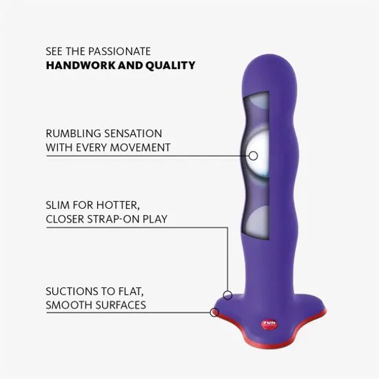 Dildo Fun Factory Bouncer - red