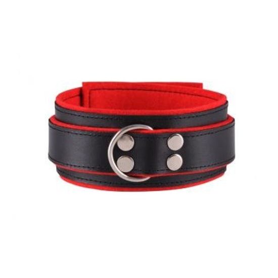 Collar - black / red