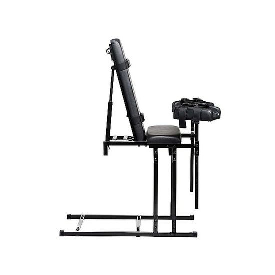 Master Series Leg Spreader Obedience Chair with Sex Machine