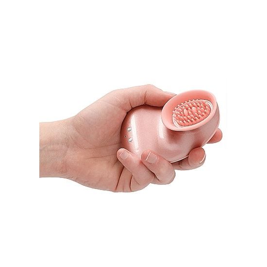 Shots Innovation Twitch Hands-Free Suction & Vibration Toy RoseGold