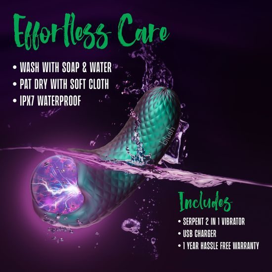 Blush Enchanted Serpent Mystical Plasma Globe Dark Millenia