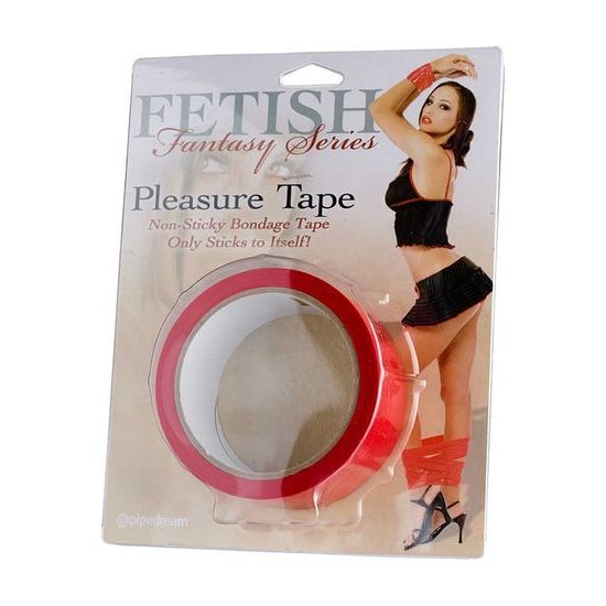 Fetish Fantasy Pleasure Tape Bondage Tape - Red