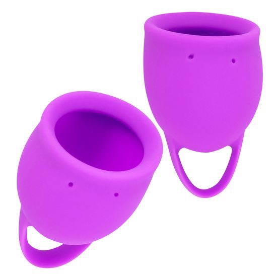 Lola Games Sada menstruačních kalíšků Natural Wellness Červená Pivoňka 2 ks