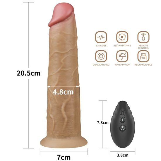 LoveToy Vibrator Nature Cock Rotator 8