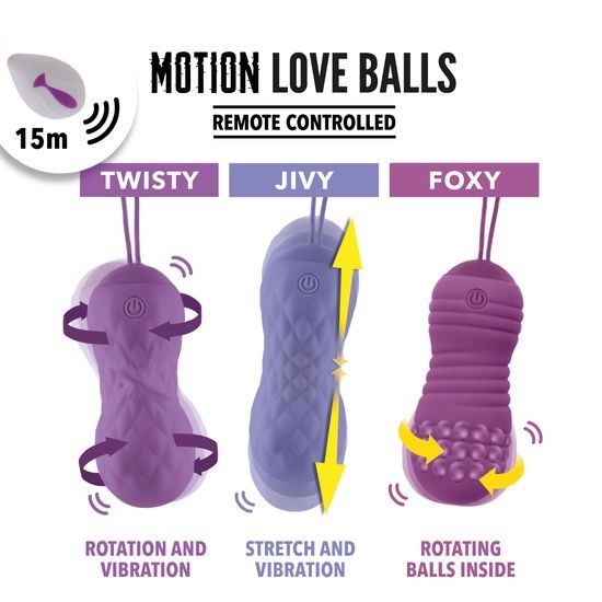 FeelzToys Remote Controlled Motion Love Balls Foxy