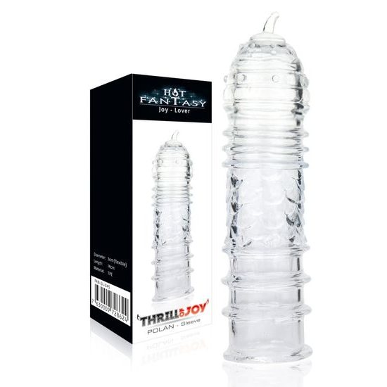 Hot Fantasy Thrill of Joy Penis Sleeve Type 2 Transparent