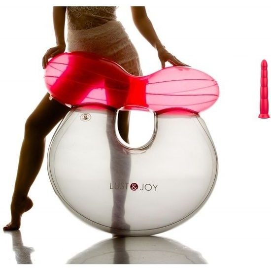 LOOPY BOUNCE armchair with DuoPack dildo