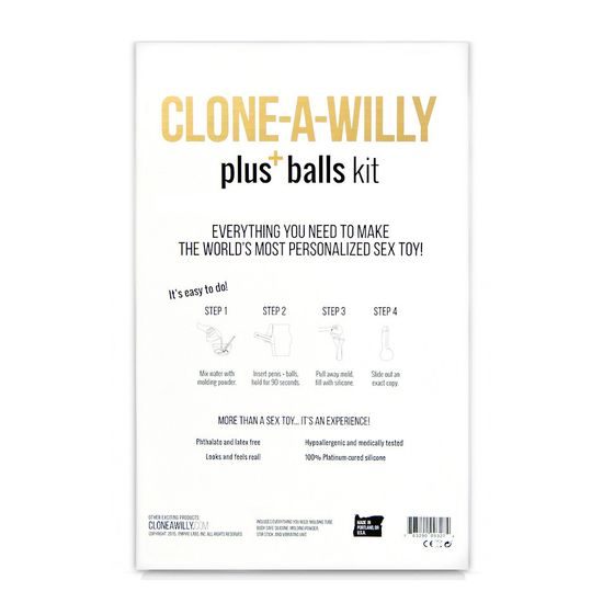 Clone A Willy Kit Including Balls Nude