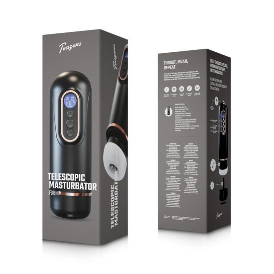 Teazers Telescopic Masturbator Black