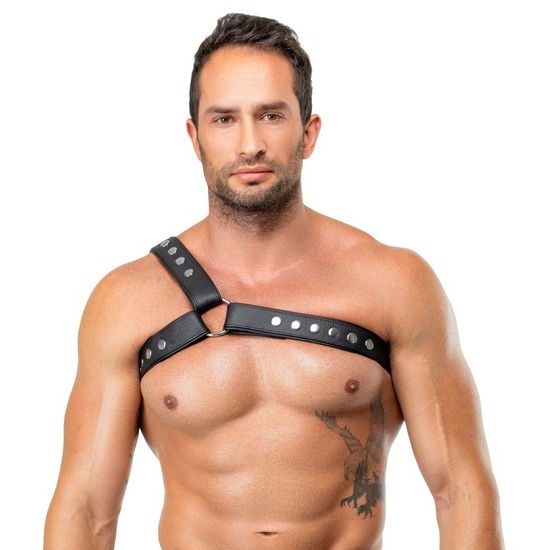 ZADO einseitiger Leder-Brustharness