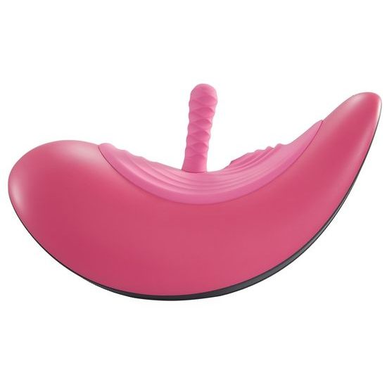 VibePad Rideon pulzující houpačka pro stimulaci G bodu a klitorisu růžová