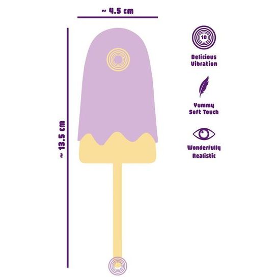 You2Toys Vibrating Popsicle Lay-on Vibrator