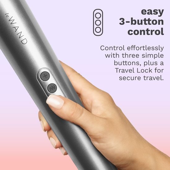 Le Wand Wiederaufladbarer Massager – Luxuriöser Massagekopf Grau