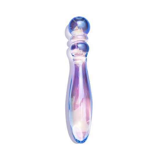 Biird Cecii Violet – Luxury Glass Massage Wand and Dildo (16 × 3 cm)
