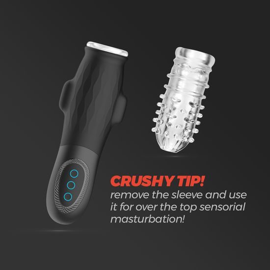Crushious Gargantua: Sací masturbátor + lubrikant zdarma