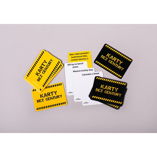 Karty bez cenzury (Card game in Czech)