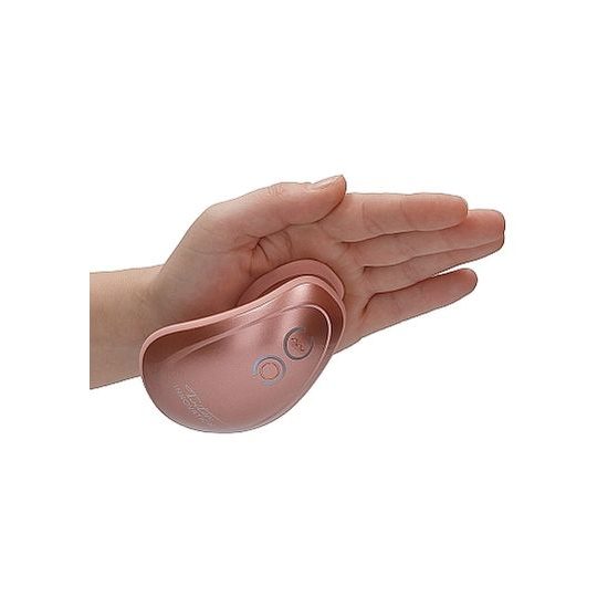 Shots Innovation Twitch Hands-Free Suction & Vibration Toy RoseGold