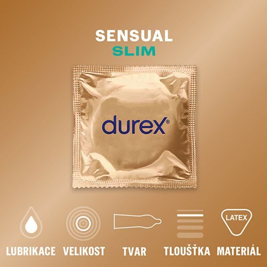 Durex Sensual Slim 3 ks