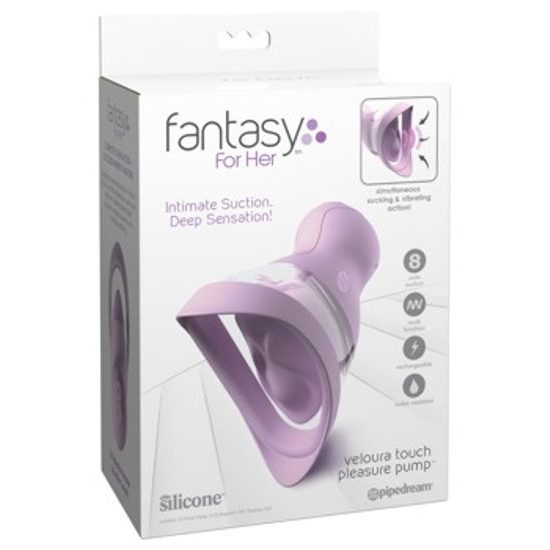 Pipedream Fantasy For Her Veloura Touch Pleasure Pump ljubičasta