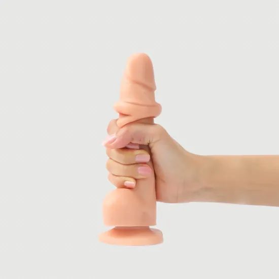 StrapOnMe Sliding Skin Realistic Dildo Size L Nude