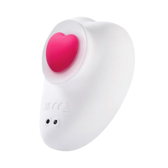 Sauce Sweeeheart Clitoral Vibrator White & Pink