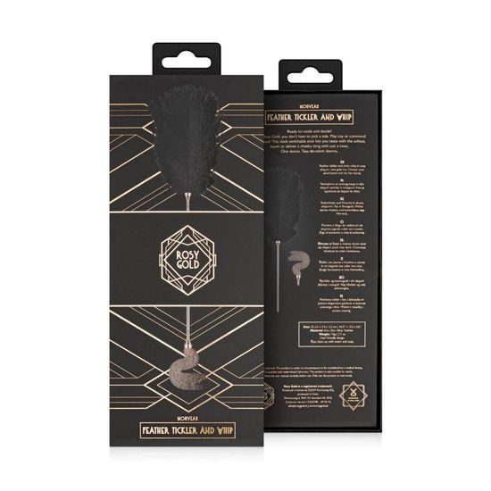 Rosy Gold - Feather Tickler & Whip