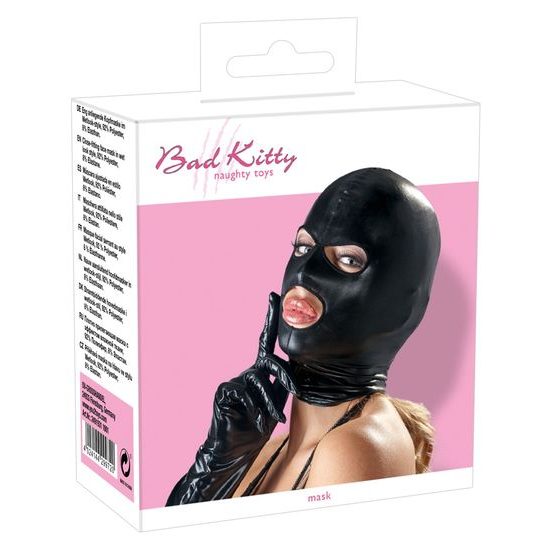 Bad Kitty Mask Kopfmaske schwarz