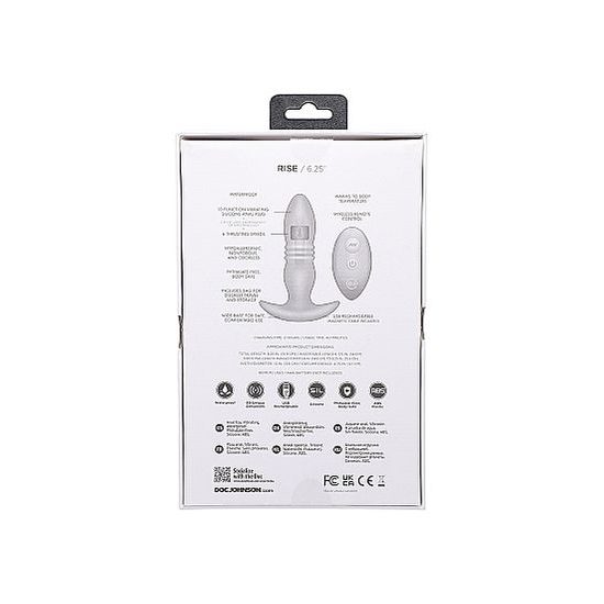 Doc Johnson A-Play Rise Silicone Anal Plug