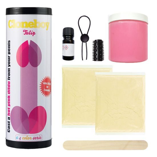 Cloneboy Tulip Set pro odlitek penisu - dildo Hot Pink