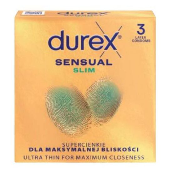 Durex Sensual Slim 3 ks