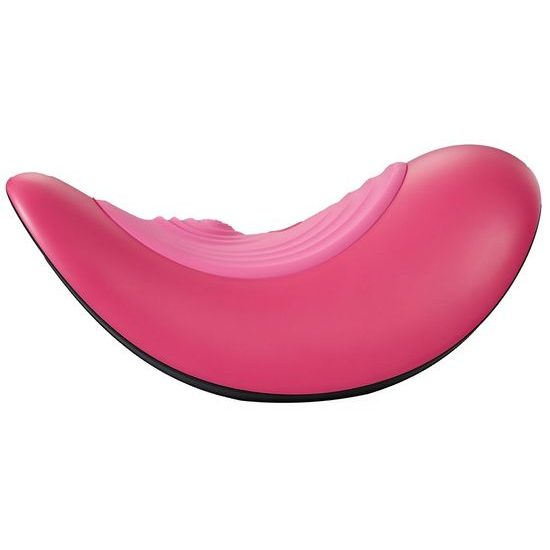VibePad Rideon pulzující houpačka pro stimulaci G bodu a klitorisu růžová