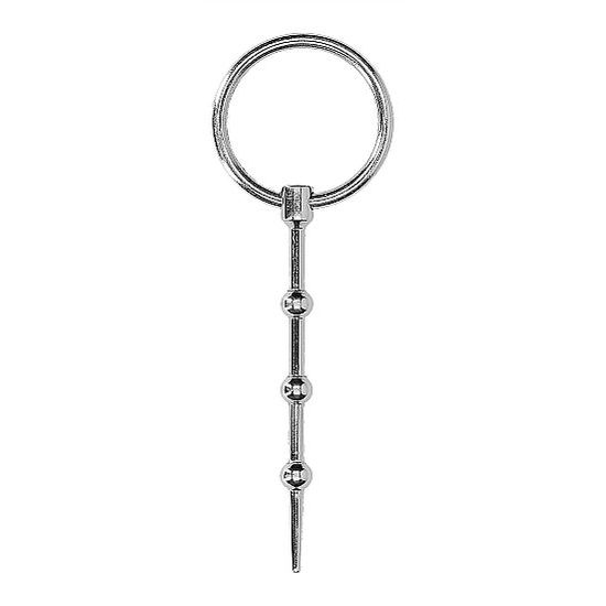 Ouch! Silicone Plug & Cock Ring Set Urethral Sounding