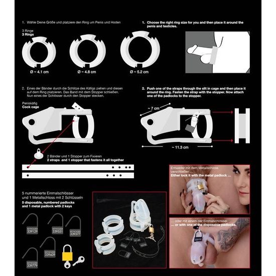 Cock Cage Set 15 pcs