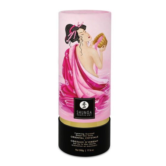 Shunga Oriental Crystals Krystaly mořské soli s afrodiziakální vůní 500 g